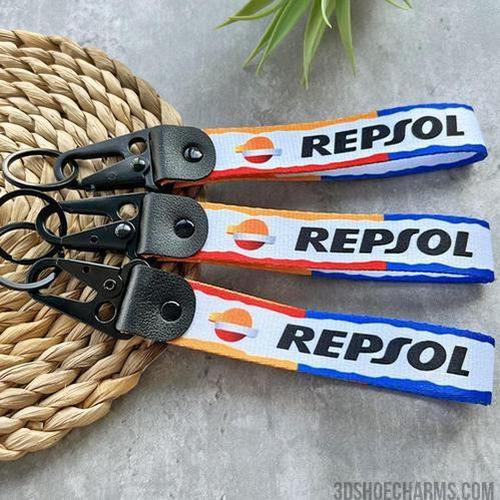 Custom Polyester Strap Keychain with Hook