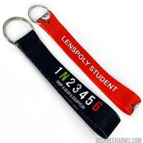 Custom Polyester Strap Keychain – 3D SHOE CHARMS