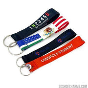 Custom Polyester Strap Keychain