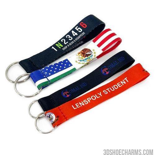 Custom Polyester Strap Keychain