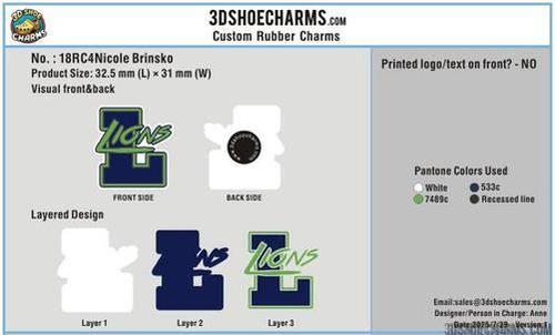 Custom Rubber Clog Charm-18RC4Nicole Brinsko250729