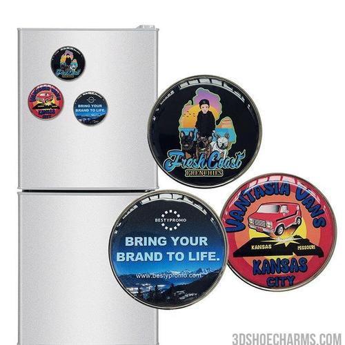 Custom Doming Fridge Magnet - Rounded