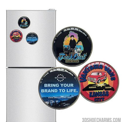 Custom Doming Fridge Magnet - Rounded