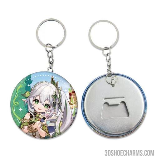 Personalized Metal Tin Bottle Opener Keychain