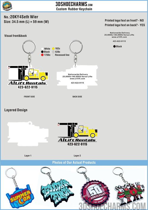 Custom 3D Die Cut Rubber Keychains – 20260428-20