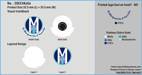 CUSTOM SHOE CHARMS-20CC4Katie
