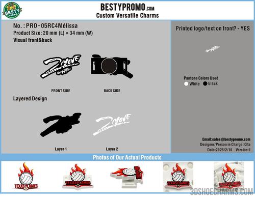 custom versatile shoe charms-05RC4Mélissa