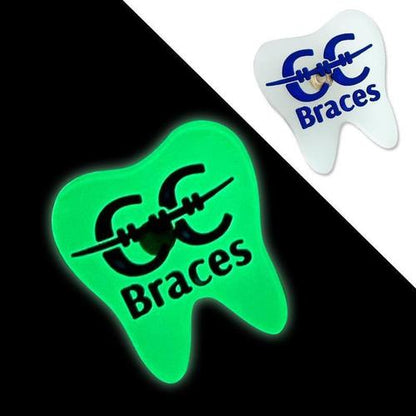 Custom 3D Glow-in-the-Dark PVC Badge