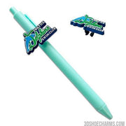 Custom Rubber Pen clip charm