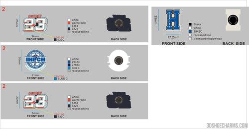 CUSTOM CLOG CHARMS - RC4Christina Delaney