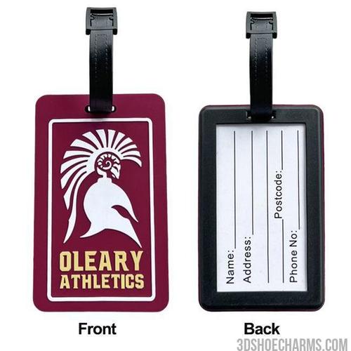 Custom 3D Rubber Luggage Tag – Free Proof & Quote