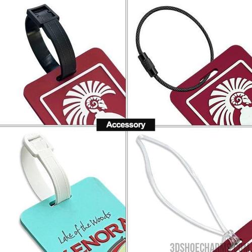 Custom 3D Rubber Luggage Tag – Free Proof & Quote