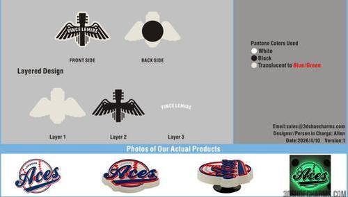 Custom Rubber Clog Charms - 20260824-20-RE