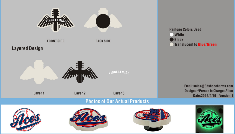 Custom Rubber Clog Charms - 20260824-20-RE