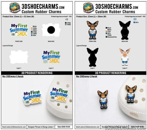 Custom Rubber Clog Charms - 20261013-20