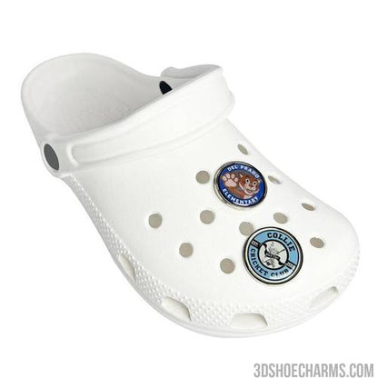 3D Epoxy Metal Clog Charms