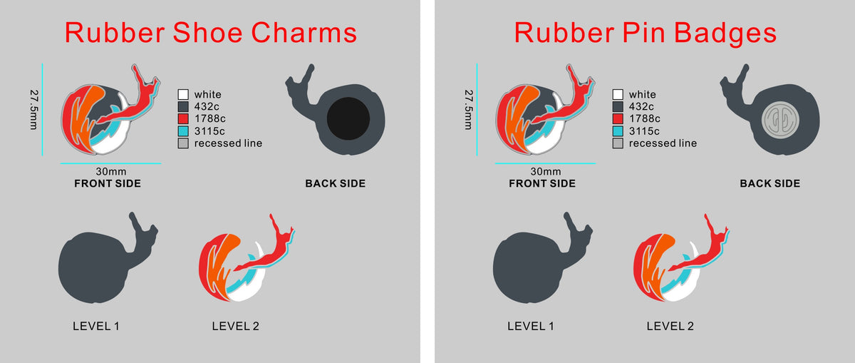 Custom Rubber Clog Charms/Pin Badges -20260908-20