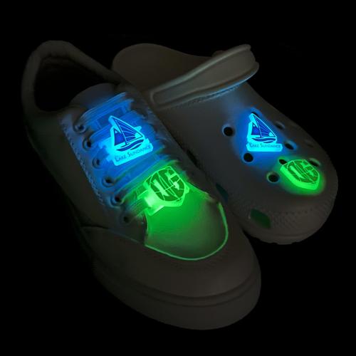 Glow-in-the-Dark Custom Versatile Shoe Charms - Free Design Proof & Quote