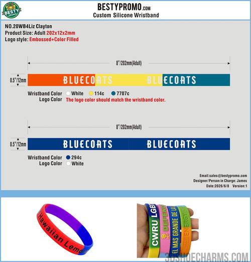 Custom Rubber Clog Charms/Silicone Wristbands - 20260609-20-RE