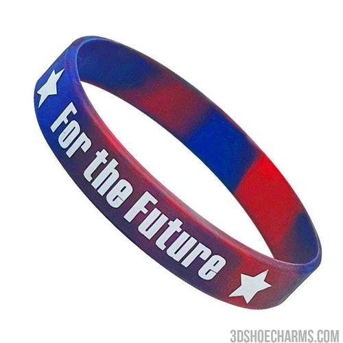 Custom Swirl Silicone Wristbands