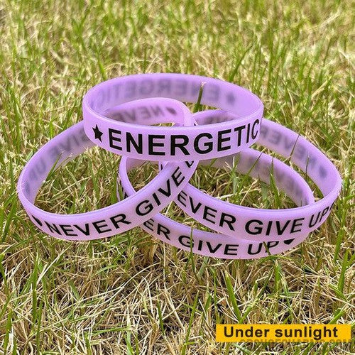 Custom UVReact Silicone Wristbands