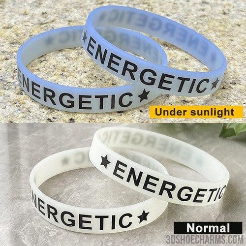 Custom UVReact Silicone Wristbands