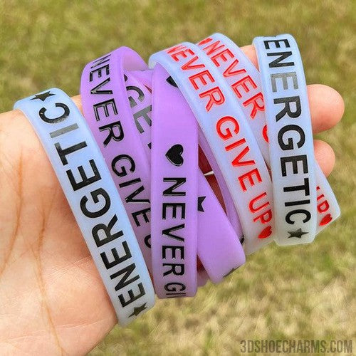 Custom UVReact Silicone Wristbands