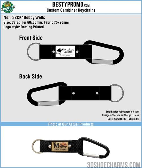 Carabiner Keychain 32CK4Bobby Wells 20251003