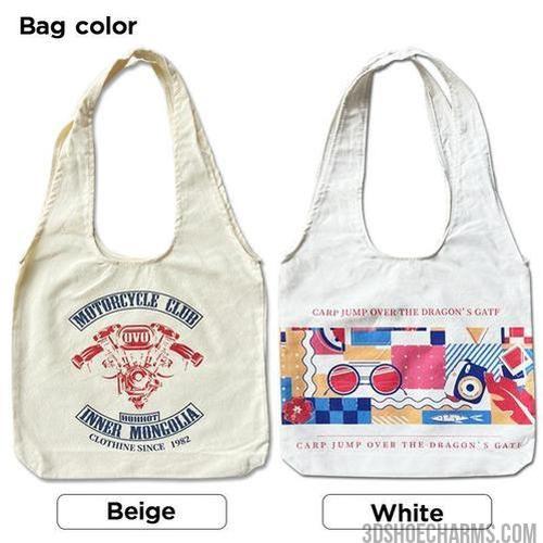 Custom Canvas Shoulder Bag with Logo