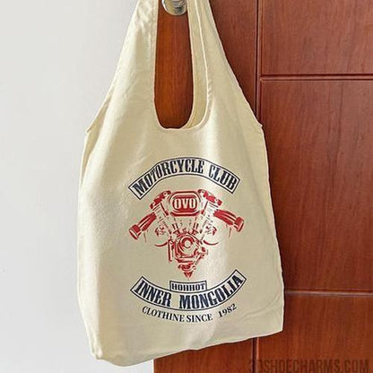 Custom Canvas Shoulder Bag with Logo