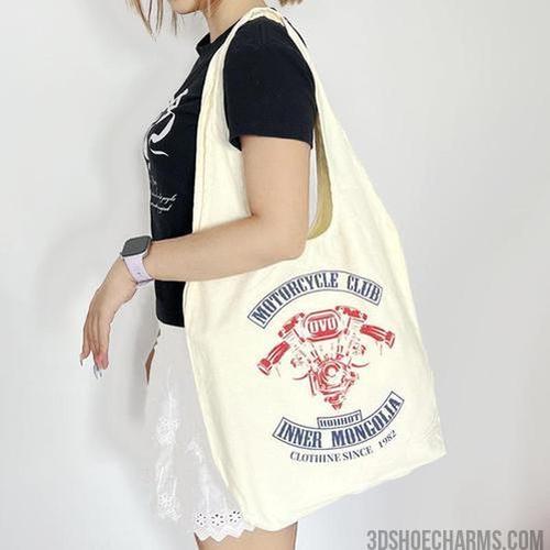 Custom Canvas Shoulder Bag with Logo