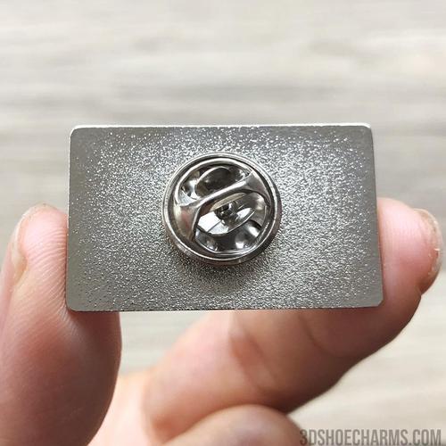 Custom Zinc Alloy Rectangle Badge with Doming