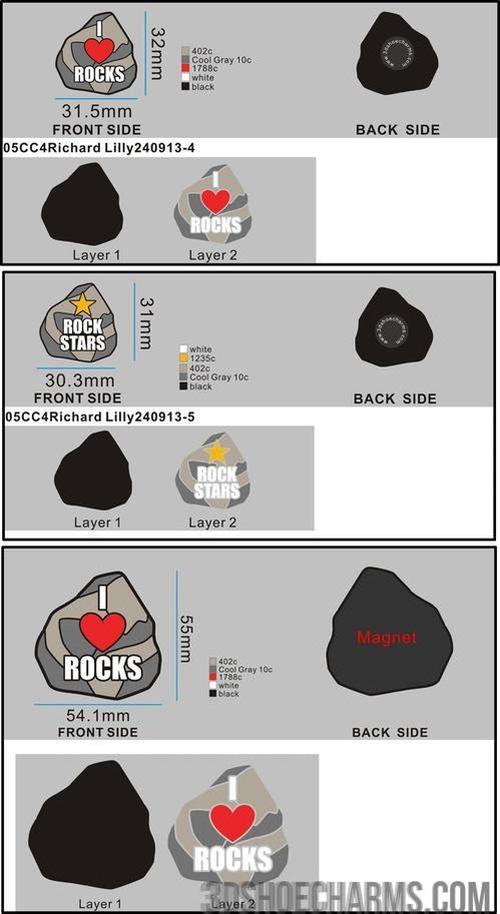 custom shoe charms/Magnet/Embroidered keychains-05CC4Richard Lilly-reorder