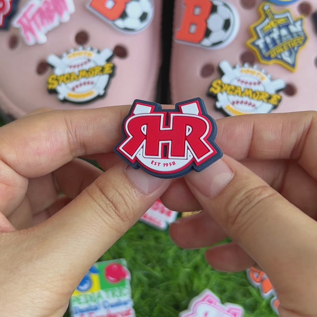 Custom 3D Die-Cut Rubber Clog Charms