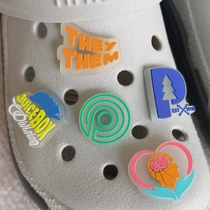Glow-in-the-Dark Custom Clog Charms
