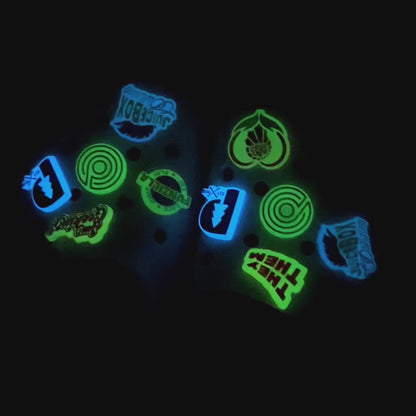 Glow-in-the-Dark Custom Clog Charms
