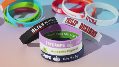 Custom Silicone Wristbands - Free Design Proof & Quote