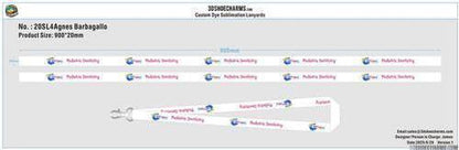 Custom  lanyards and bracelets-20OT4Agnes Barbagallo-RE