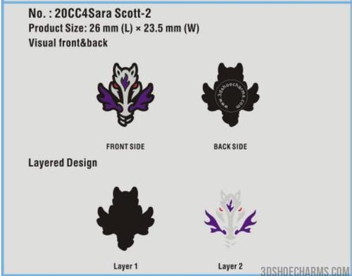 Custom Shoe charms-20CC4Sara Scott 251005