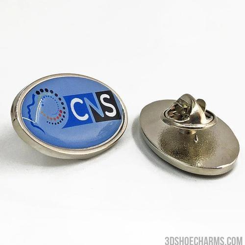 Custom Zinc Alloy Oval Badge with Doming