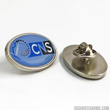 Custom Zinc Alloy Oval Badge with Doming