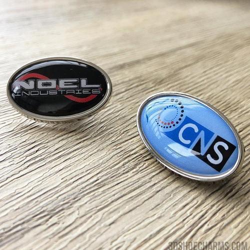 Custom Zinc Alloy Oval Badge with Doming