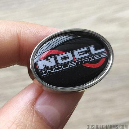 Custom Zinc Alloy Oval Badge with Doming