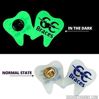 Custom 3D Glow-in-the-Dark PVC Badge