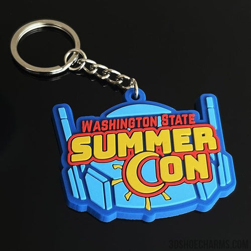 Custom 3D Rubber Keychains