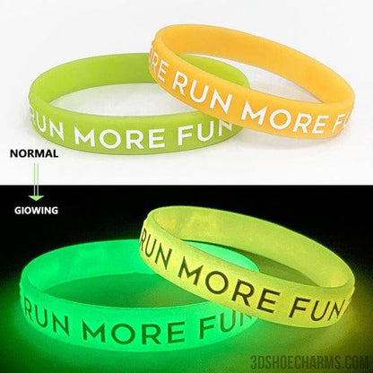 Custom NightGlow Silicone Wristbands