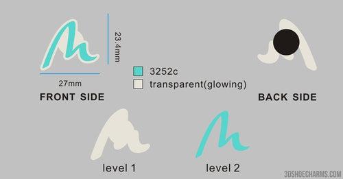 100+100 free glowing shoe charms for Ken Matsumoto