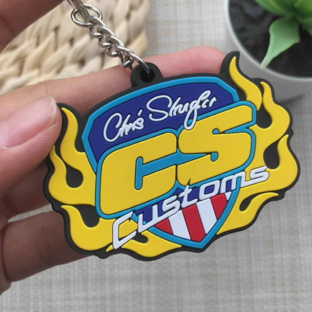 Custom 3D Rubber Keychains