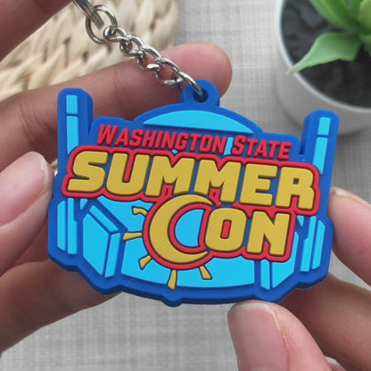 Custom 3D Rubber Keychains