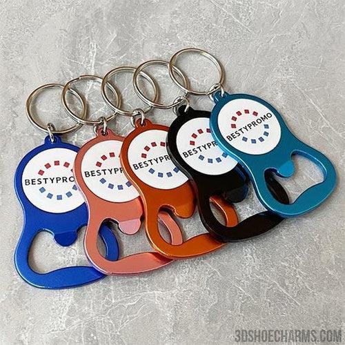 Custom Colorful Metal Opener Keychains